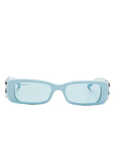 Balenciaga Dynasty Sunglasses In 蓝色