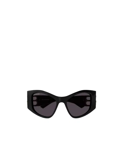 Balenciaga Dynasty Xl D-frame Sunglasses In Black