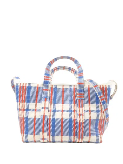 Pre-owned Balenciaga East West Tote Bag In White