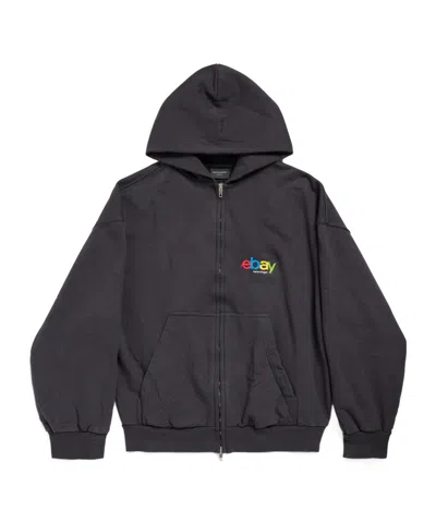 Balenciaga Ebay Hoodie In Black