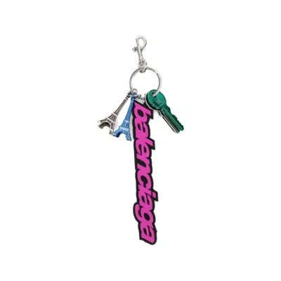 Balenciaga Eiffel Tower Keyring In Multi