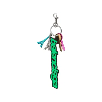 Balenciaga Eiffel Tower Keyring In Multi