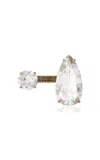 Balenciaga Eisa Double Ring In Gold