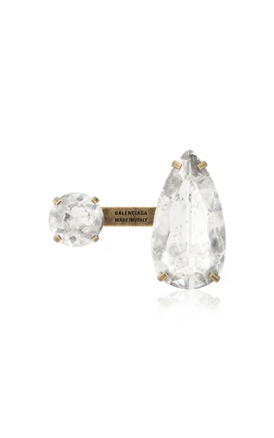 Balenciaga Eisa Double Ring In Gold