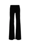 Balenciaga Black Activewear Flared Slim Lounge Pants In Black