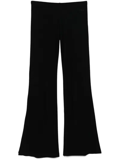 Balenciaga Elastic Track Pants In 黑色