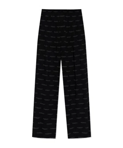 BALENCIAGA BALENCIAGA MONOGRAM LOOSE FITTING TROUSERS