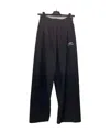Balenciaga Elastic Waist Casual Pants In Black