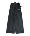Balenciaga Elastic Waist Casual Pants In Black