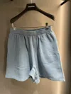 Balenciaga Elastic Waist Shorts In Gray