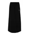 Balenciaga Gonna In Misto Nylon Nero  Donna In Black