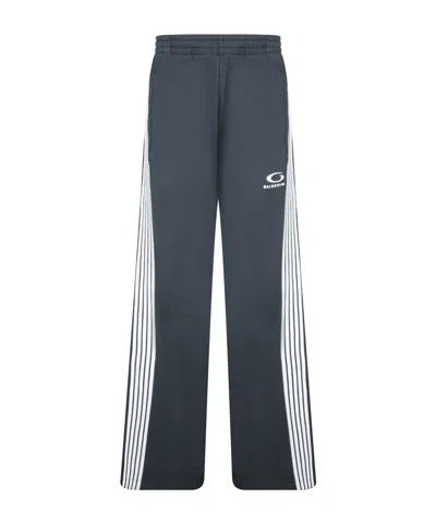 Balenciaga Elastic Waist Sweatpants In Gray