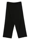 Balenciaga Elastic-waist Trousers In Black