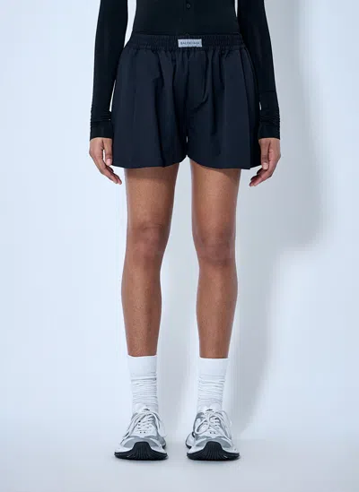Balenciaga Elasticated Shorts In Blue