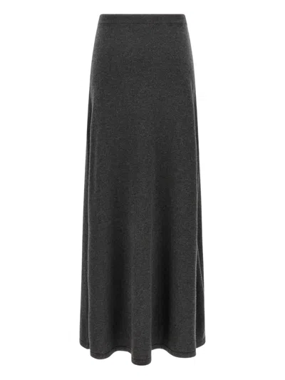 Balenciaga Gonne Dark Heather Grey In Gray