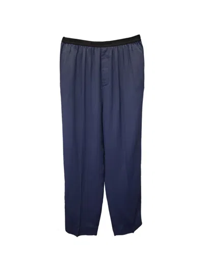 Pre-owned Balenciaga Elasticated-waistband Trousers In Blue