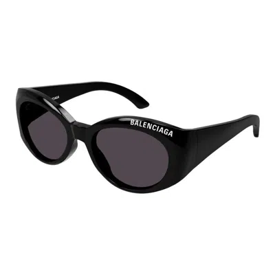 Balenciaga Elegant Black Sunglasses For Sophisticated Women