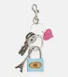 Balenciaga Padlock Metal Keyring In Multicoloured
