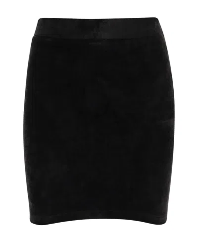 Balenciaga Emblem Skirt In Black