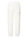 Balenciaga Regular Fit Tracksuit Style Pants In White
