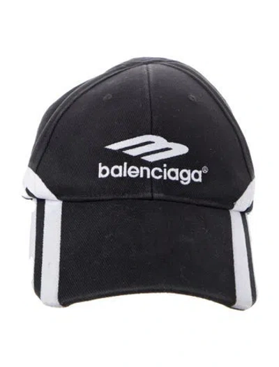 Pre-owned Balenciaga Embroidered Baseball Cap In Multi