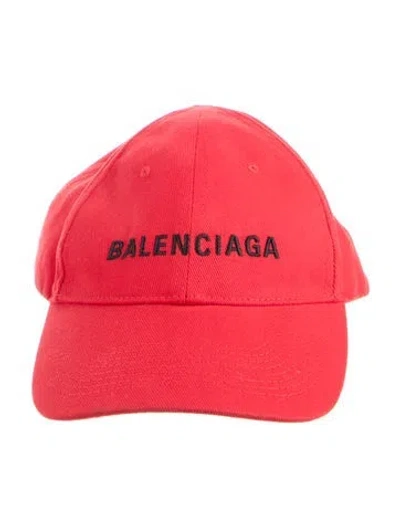 Pre-owned Balenciaga Embroidered Baseball Hat In Multi