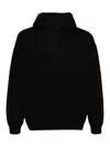 Balenciaga Logo-embroidered Cotton Hoodie In Black