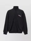 Balenciaga Embroidered Logo High Collar Sweatshirt