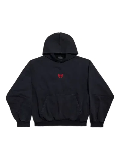 Balenciaga Logo Sweatshirt In Black