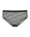 Balenciaga Embroidered-logo Mesh Briefs In Black