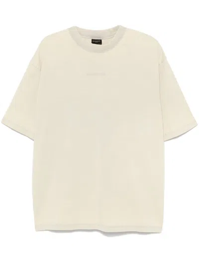 Balenciaga Off-white Medium Fit Vintage T-shirt In Neutrals