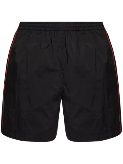 BALENCIAGA BALENCIAGA EMBROIDERED LOGO TRACKSUIT SHORTS
