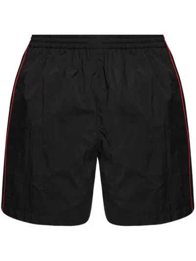 BALENCIAGA BALENCIAGA EMBROIDERED LOGO TRACKSUIT SHORTS CLOTHING