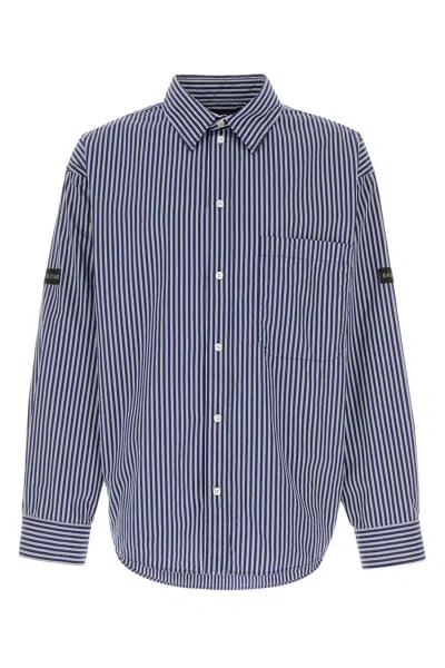 BALENCIAGA EMBROIDERED POPLIN SHIRT