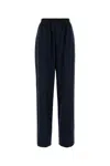 Balenciaga Wool Pant With Elastic Waistband And Pinstripe