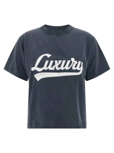 BALENCIAGA EMBROIDERY T-SHIRT