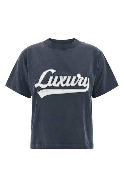BALENCIAGA EMBROIDERY T-SHIRT