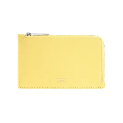 Pre-owned Balenciaga Envelope Long Cardholder 'citrus/optic White' | Yellow | Women's Size Onesize