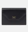 Balenciaga Envelope Embossed-logo Wallet In Black