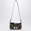 Balenciaga Mini Shoulder Handbag With Crocodile And Python Detailing In Multicolor