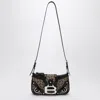 Balenciaga Mini Shoulder Handbag With Crocodile And Python Detailing In Multicolor