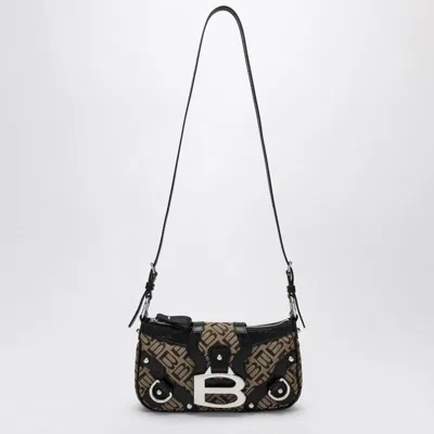 Balenciaga Essex Small Bag Ebony/beige/black In Multicolor