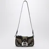 Balenciaga Mini Shoulder Handbag With Crocodile And Python Detailing In Multicolor