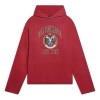 Balenciaga Est. 1917 College Logo Print Hoodie 'red'