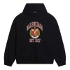 Balenciaga Logo-print Hoodie In Black