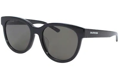 Pre-owned Balenciaga Everyday Bb0077sk 006 Sunglasses Women's Black/grey Polarized Lenses
