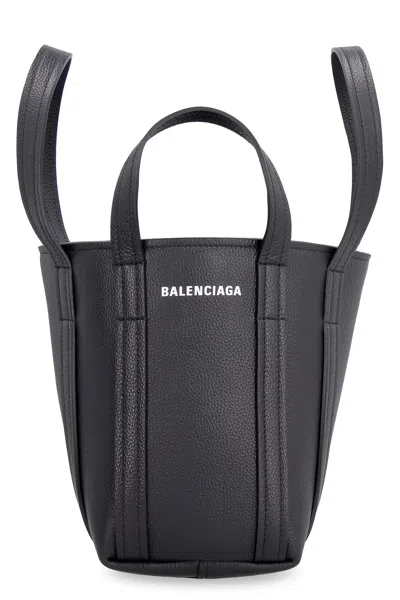 Balenciaga Everyday Mini North-south Tote In Black