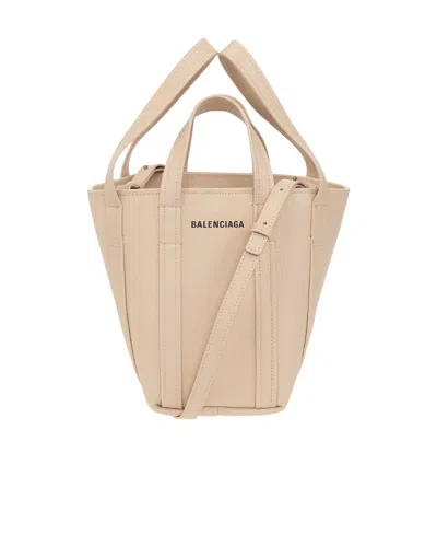 Balenciaga Everyday Xs North-south Tote Bag In Nude | ModeSens