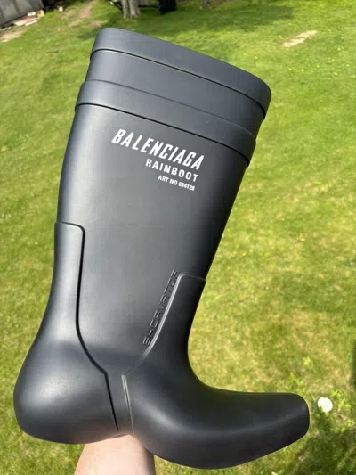 Pre-owned Balenciaga Excavator Boots Size 12