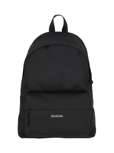 Balenciaga "explorer" Backpack In Black